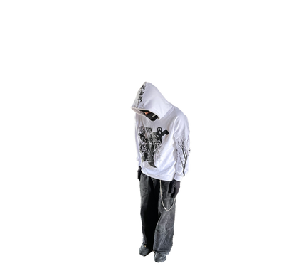 DELUSION HOODIE WHITE